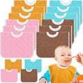 Bonuci 12 Pack Toddler Baby Bibs 15x13 Inch Pullover Full Coverage Bibs by Bonuci