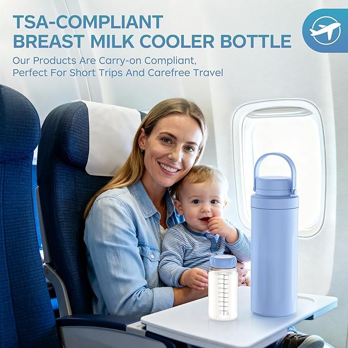 22oz Breastmilk Cooler Bottle for Outdoor, 24 Hours All-Day Cooling& Leak-Proof - Image 8