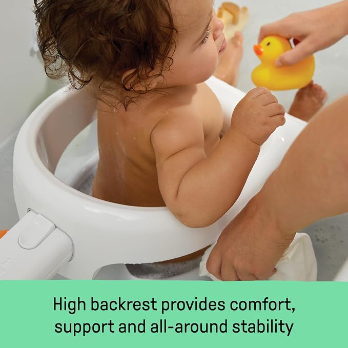 Ingenuity My Bath Seat for Sit-Up Baby Bathing, Sure & Secure Suction Cups - Image 7