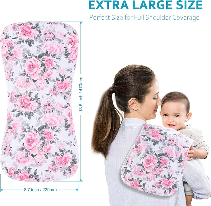 2-in-1 Burp Cloths and Baby Bibs - Image 7