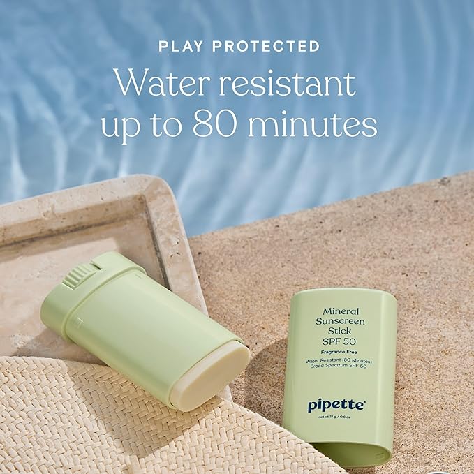 Pipette Baby Mineral Sunscreen Stick SPF 50, Broad Spectrum Sunblock - Image 3