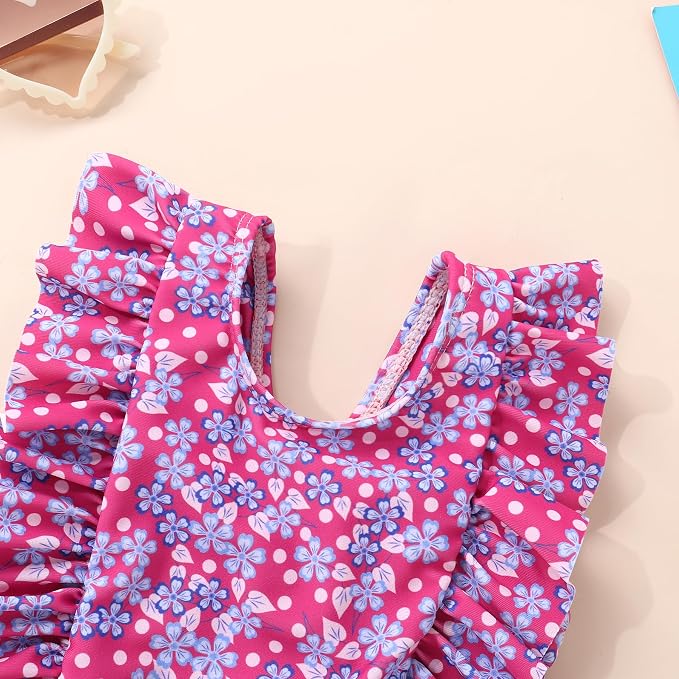 Happy Town One-Piece Infant Toddler Baby Girl Summer Swimsuit Watermelon - Image 3