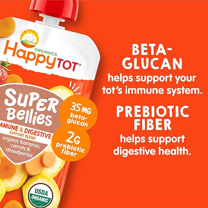 Happy Tot Organics Stage 4 Baby Food Pouches, Gluten Free, Vegan Snack - Image 4