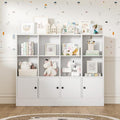 White Bookshelf, Wood Bookcase by DIYART