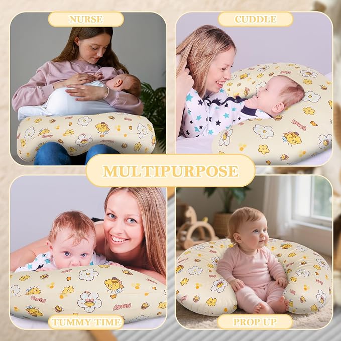 Nursing Pillow & Breastfeeding Pillow – Ergonomic C-Shape - Image 4