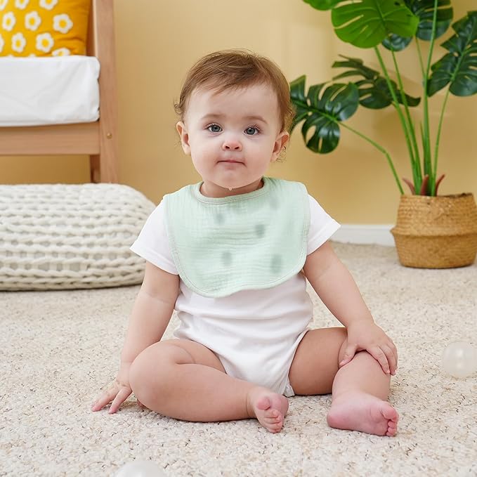 Muslin Baby Bibs Cotton Baby Drool Bandana Bibs - Image 6