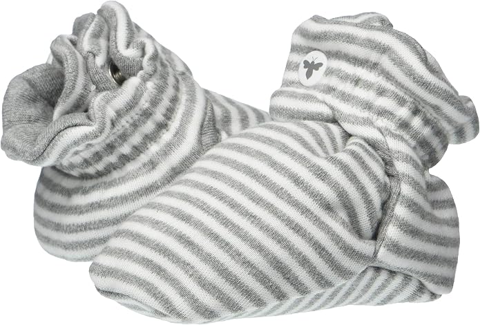 Burt's Bees Baby Unisex Booties Organic Cotton Newborn Essentials Shoes - Image 12