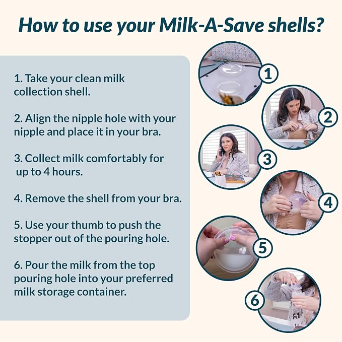 Idaho Jones Breast Milk Collector Shells | Soft Milk Catchers | Don't Waste - Image 8