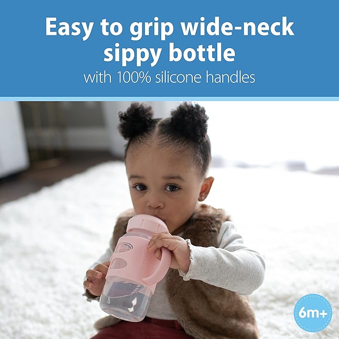 Dr. Brown's Milestones Wide-Neck Sippy Spout Bottle - Image 2