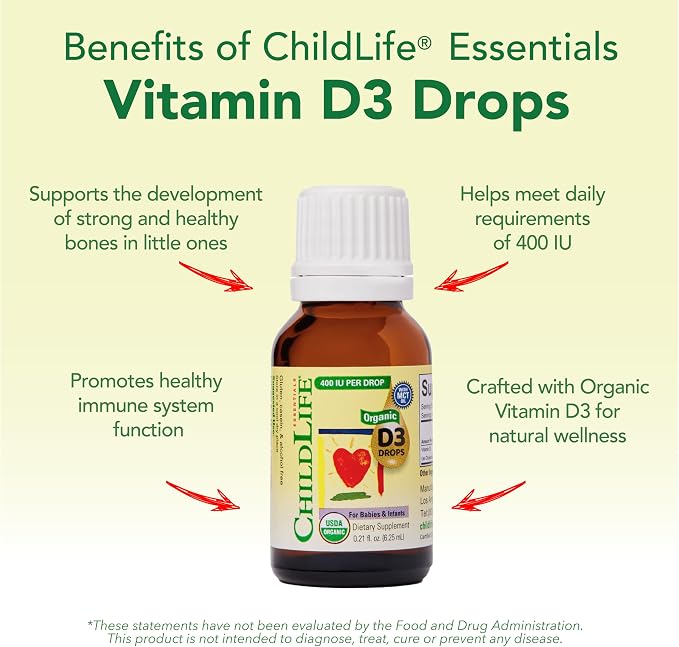 CHILDLIFE Essentials Organic Vitamin D3 Drops - Image 6
