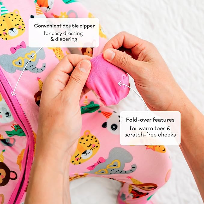 Little Sleepies Pajamas for Baby Boys & Girls, Viscose from Bamboo Baby Pajamas - Image 4
