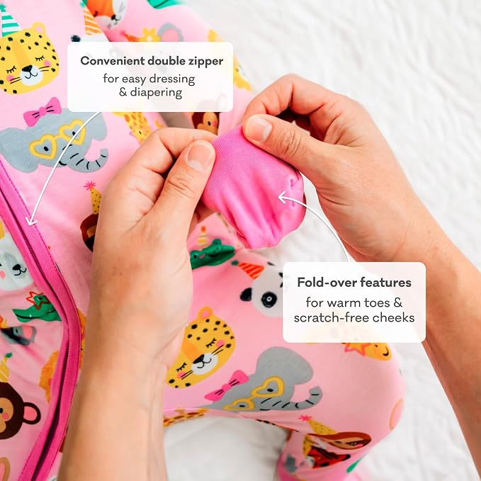 Little Sleepies Pajamas for Baby Boys & Girls, Viscose from Bamboo Baby Pajamas - Image 4
