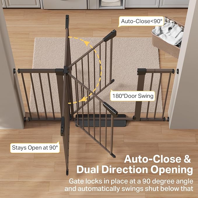 Cumbor 29.7"–51.5" Extra Wide Baby Gate - Image 4