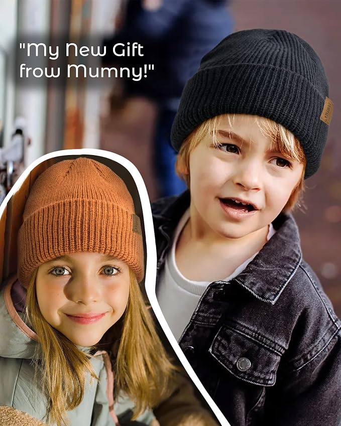FURTALK Toddler Beanie Baby Boys Girls Beanies Kids Winter Hats Children Knit - Image 5