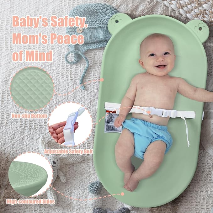 Baby Changing Pad, EVA Waterproof Non-Slip Changing Table Pad - Image 5