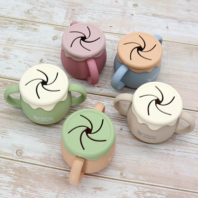 Honey Jar Pot 3-in-1 Silicone Training Cup 8.5oz, Baby Sippy Cup - Image 8