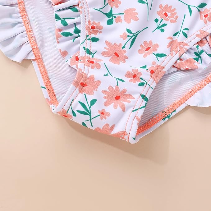 Toddler Swimsuit Girl Color Block Stripe Swimwear Baby Girl Summer Beach - Image 5