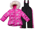 Arctic Quest Little Girls Bib Snow Pants and Ski Jacket Water-Resistant Snowsuit by ArcticQuest