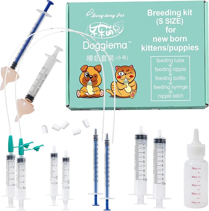 Silicone Feeding Nipples and Syringe by Doggiema