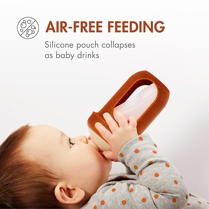 Boon Nursh Reusable Silicone Pouch Baby Bottles - Image 2
