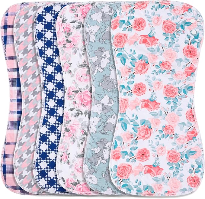 2-in-1 Burp Cloths and Baby Bibs by Benoxine