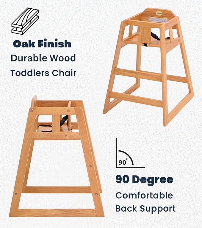 Alpine Wooden High Chairs for Babies and Toddlers - Image 6