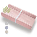 Organic Cotton Contoured Baby Changing Pad w/Waterproof Foam Mattress, Includes by Modera