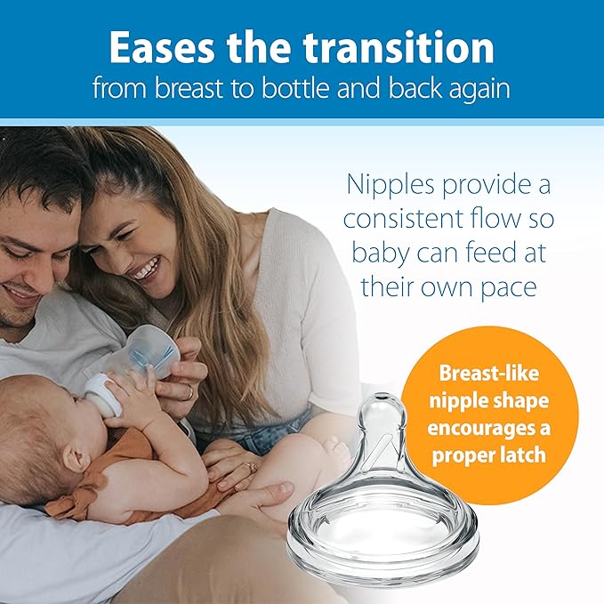 Dr. Brown's Natural Flow Anti-Colic Options+ Wide-Neck Baby Bottles 5 oz/150 mL - Image 5