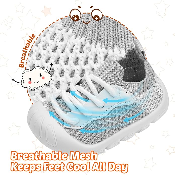 Baby Walking Shoes Toddler Girl Boy Soft Sole Breathable Cotton Canvas Shoes - Image 2