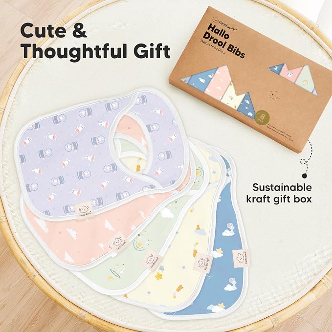 8-Pack Baby Bibs for Boys, Girls - Image 9