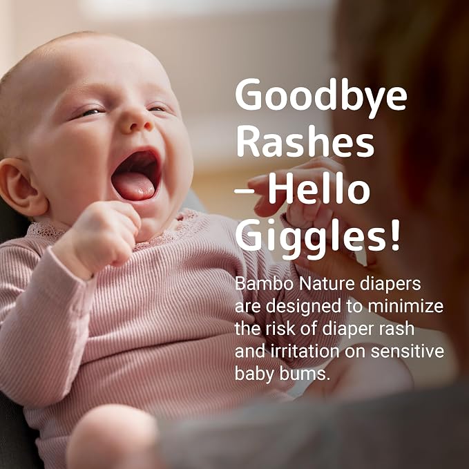 Bambo Nature Hypoallergenic Baby Diapers, Eco-Labelled Sustainable Diapers - Image 5