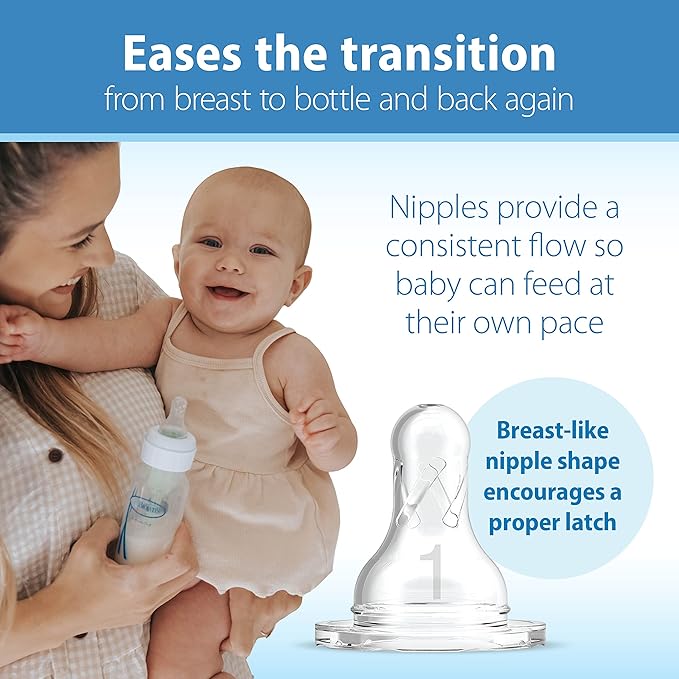 Dr. Brown's Natural Flow Anti-Colic Options+ Narrow Baby Bottle, 8 oz/250 mL - Image 4