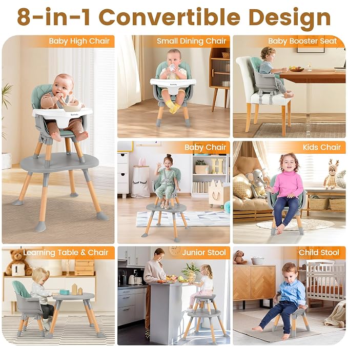 Ezebaby Convertible Baby High Chair - Image 2