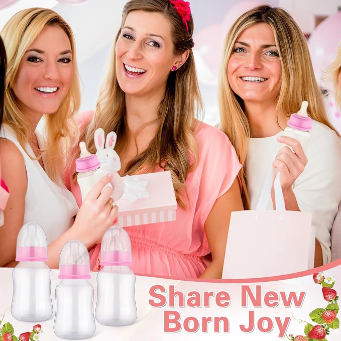 TrelaCo Bottle Chug Baby Shower Game 20 Pcs Baby Bottles Shower Favor - Image 5