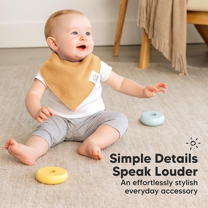 KeaBabies 8-Pack Bandana Bibs for Baby Girls, Boys - Image 6