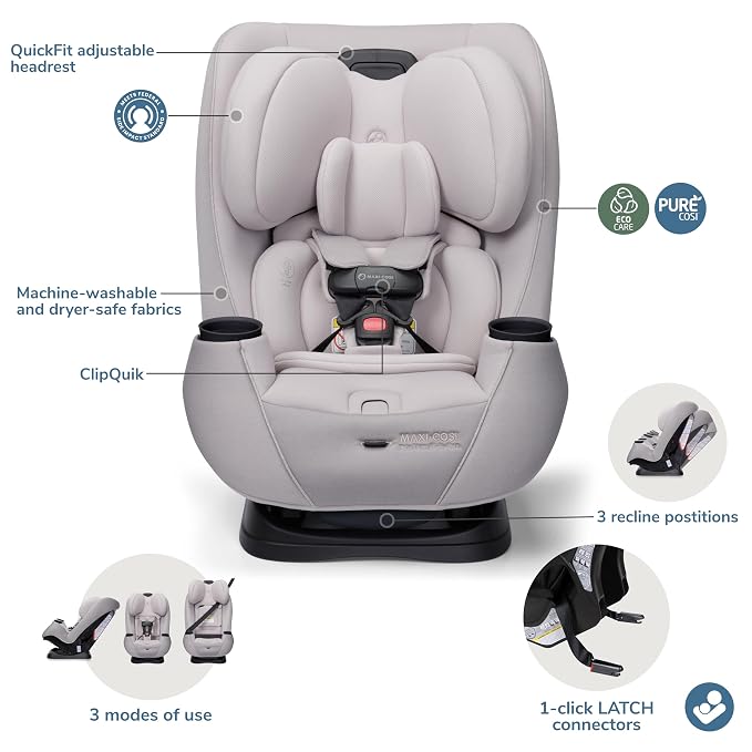 Maxi-Cosi Pria Max 3-in-1 Convertible Car Seat, Infant to Toddler Car Seat - Image 9