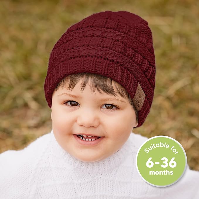 3-Pack Baby Beanies for Boys, Girls - Image 2