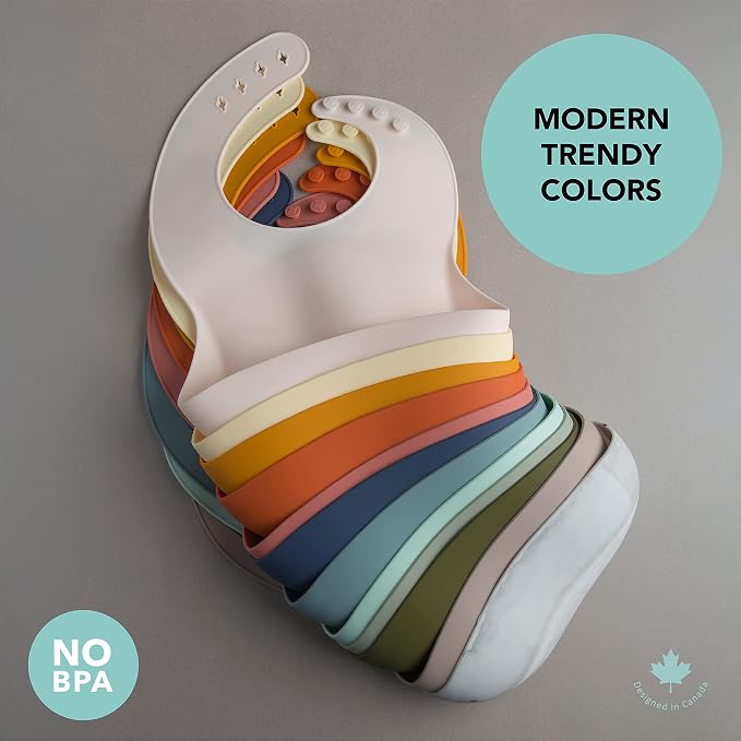 Loulou Lollipop Soft, Waterproof Silicone Feeding Bib - Image 6