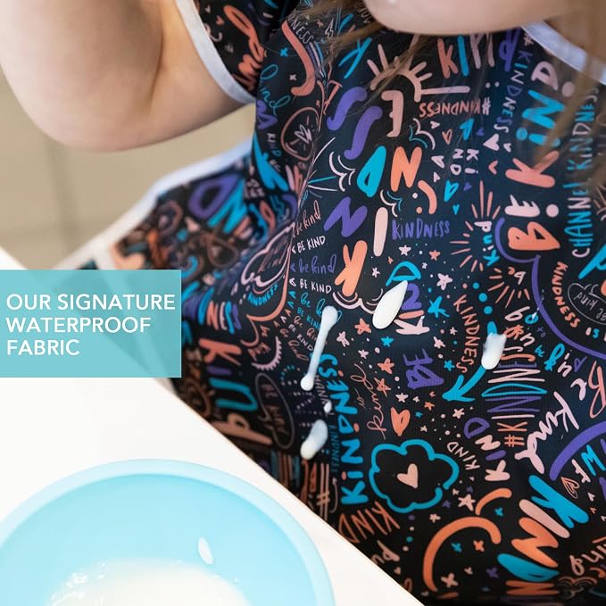 Bumkins Bibs - Toddler Bibs, Waterproof, Large - Image 3