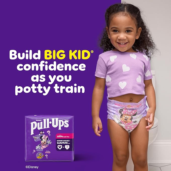 Pull-Ups Girls' Potty Training Pants, Size 2T-3T Training Underwear - Image 2