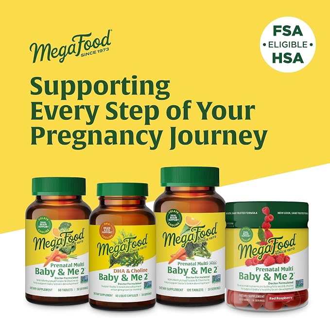 MegaFood Baby & Me 2 Prenatal Vitamin and Minerals - Image 6
