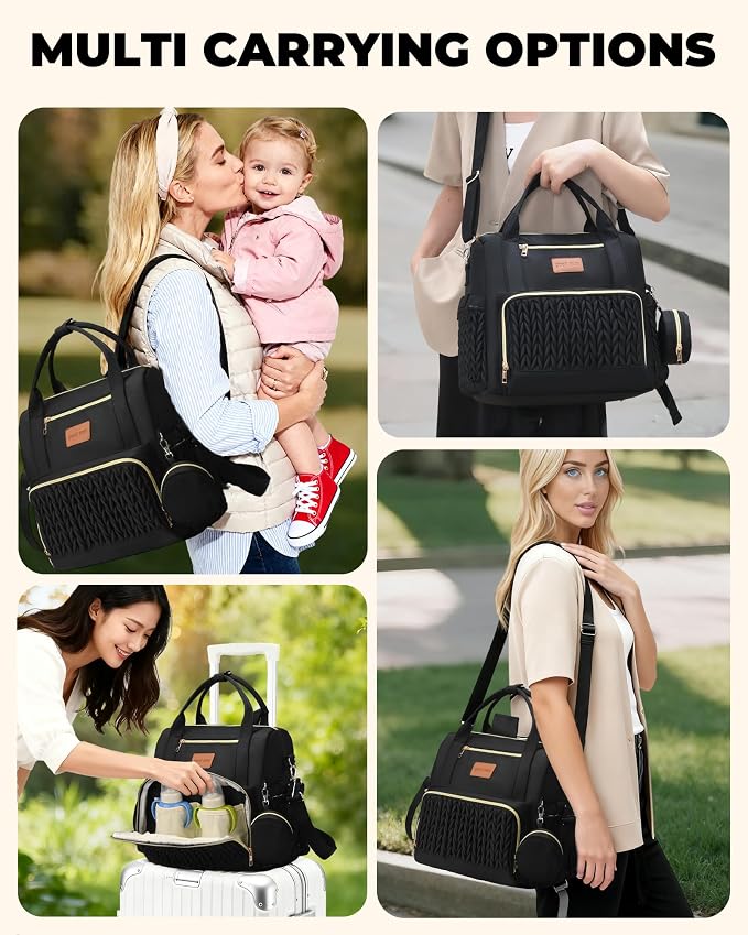Backpack Diaper Bag, Stylish Waterproof Baby Diaper Bags - Image 2