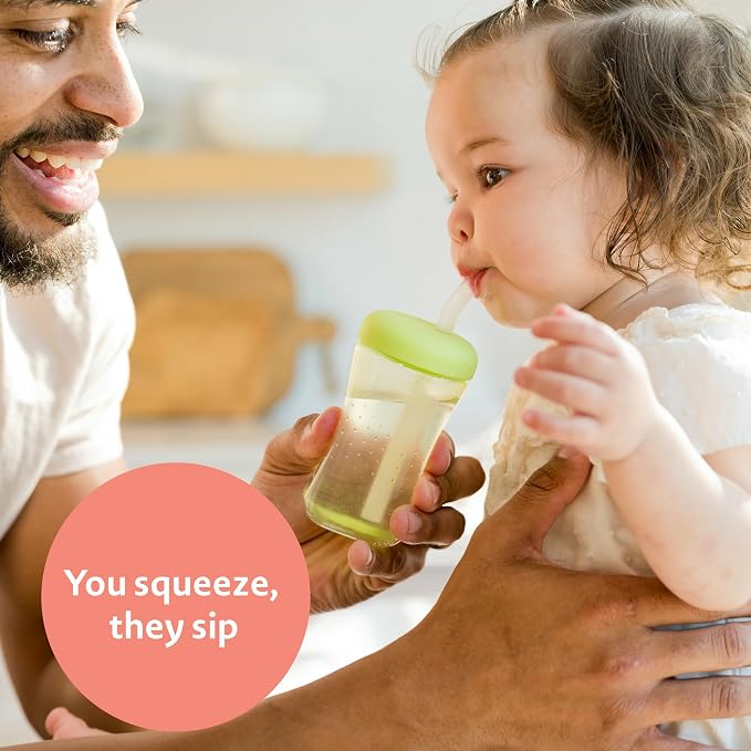 The First Years Squeeze & Sip Toddler Straw Cups - Image 3