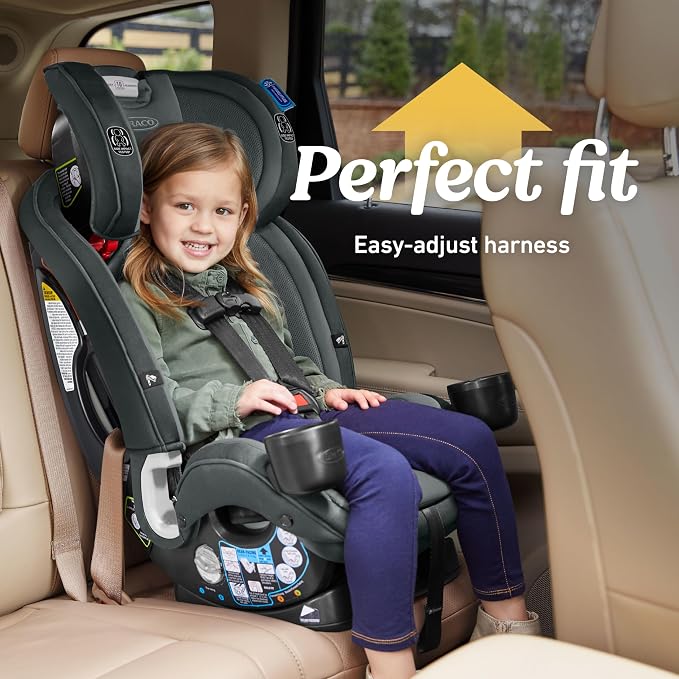 Graco SlimFit3 LX 3-in-1 Slim Car Seat, Rear Facing, Forward Facing to Highback - Image 6