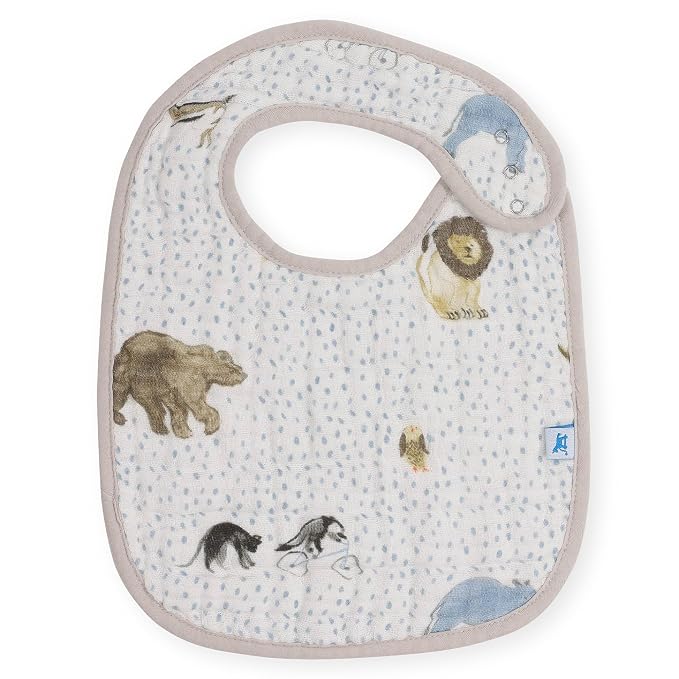 Little Unicorn Premium Classic Bib 3 pack | Adjustable as baby grows | Soft - Image 2