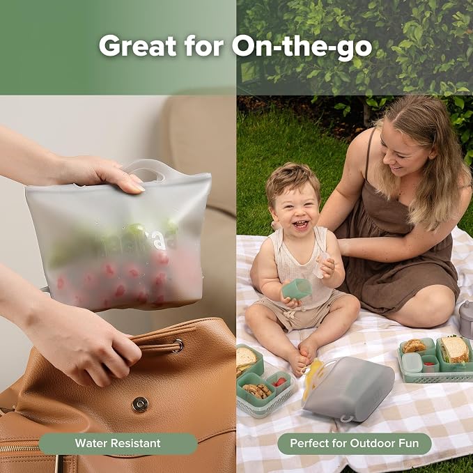 Haakaa On-The-Go Silicone Microwave Steamer & Steriliser Bag, 40oz/1250ml - Image 7