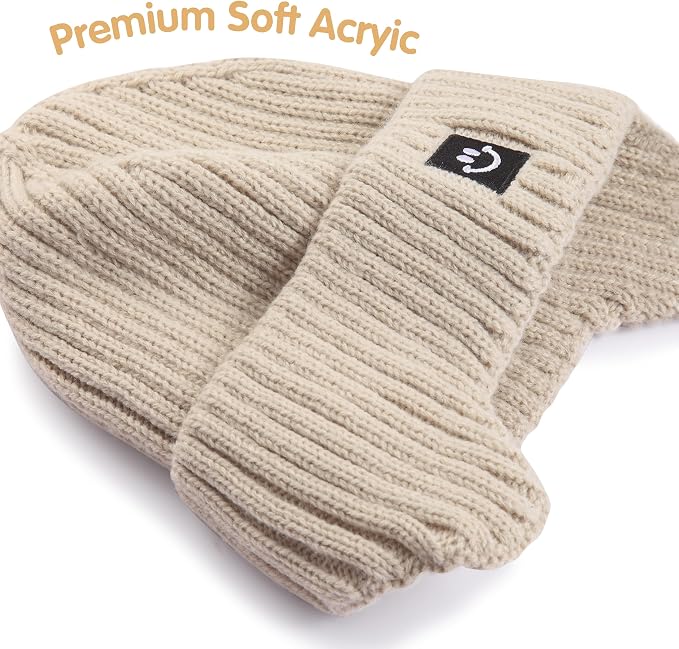 MaxNova 2 Pack Baby Beanie Toddler Winter Hat - Image 5