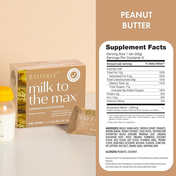Boobie Bar Superfood Lactation Bar Variety Pack, Lactation Snacks - Image 5