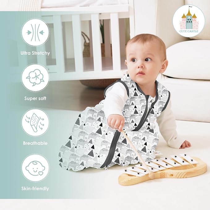 Cute Castle Baby Sleep Sack 0-6 Months - Image 2