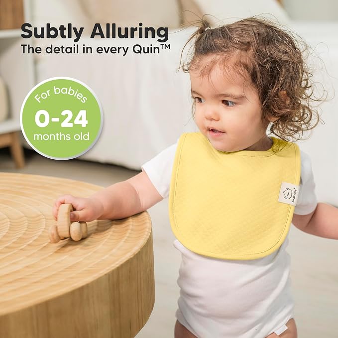 8-Pack Organic Baby Bibs for Girls, Boys - Image 4